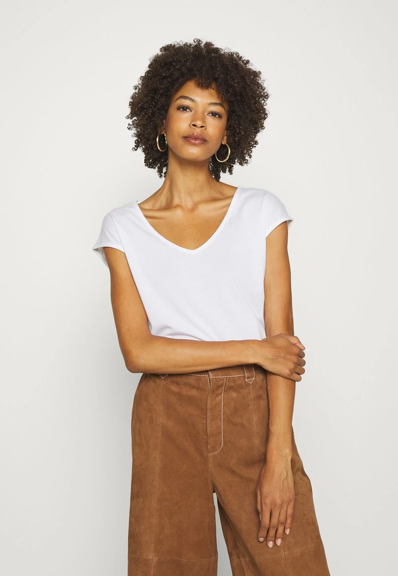 Anna Field 2 PACK - Camiseta Básica - White/white, Mujer 4 Anna Field 2 PACK - Camiseta Básica - White/white, Mujer - Imagen 2