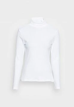 Anna Field PERKIN NECK LONGSLEEVE - Camiseta De Manga Larga - White, Mujer -Anna Field Ventas 2022 04590a72887c4ec7946ec69ca22a0ed2