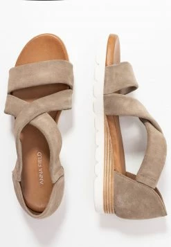 Anna Field LEATHER - Sandalias Con Plataforma - Beige, Mujer -Anna Field Ventas 2022 04be52e5ec494fee8f4240ea9c0ac869
