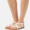 Anna Field Sandalias De Dedo - White, Mujer