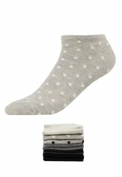 Anna Field 8PP SPOT STRIPE - Calcetines - Grey, Mujer -Anna Field Ventas 2022 0702c7b5ea5b43948f58eb60d5449edf