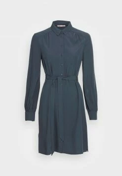 Anna Field WOVEN BLOUSE DRESS PLEATS BELT - Vestido Informal - Dark Blue, Mujer -Anna Field Ventas 2022 09b9f659a0144d4586d8df3e6b41fbe4