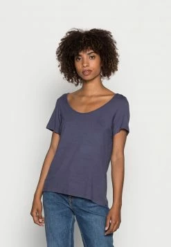 Anna Field Camiseta Básica - Blue, Mujer