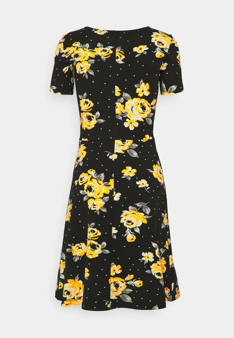 Anna Field Vestido Ligero - Black/yellow, Mujer 4 Anna Field Vestido Ligero - Black/yellow, Mujer - Imagen 2