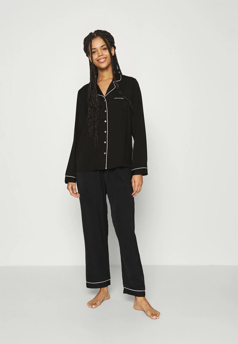 Anna Field AMANDA LONG PJ SET - Pijama - Black, Mujer 4 Anna Field AMANDA LONG PJ SET - Pijama - Black, Mujer - Imagen 2