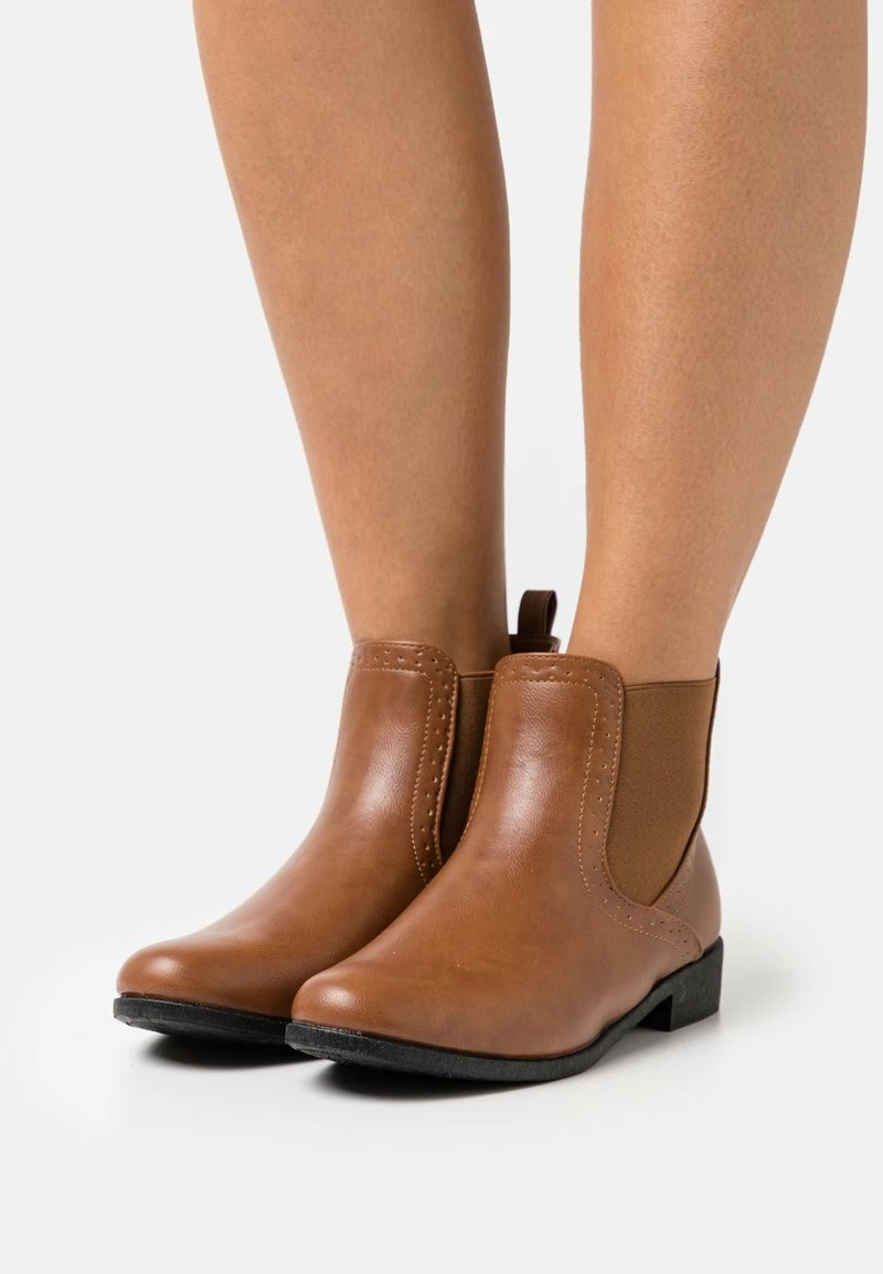 Anna Field Botines Bajos - Cognac, Mujer 3 Anna Field Botines Bajos - Cognac, Mujer