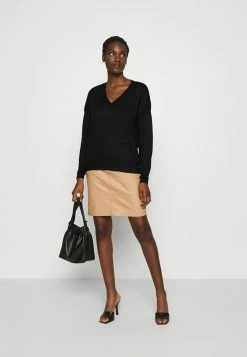 Anna Field BASIC- SOFT V-NECK - Jersey De Punto - Black, Mujer -Anna Field Ventas 2022 0df3793c837b491d809db541537202fa