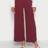 Anna Field Flared Leg Business Trousers - Pantalones - Dark Red, Mujer -Anna Field Ventas 2022 1037ff0d88414ab8953242f4b592056a