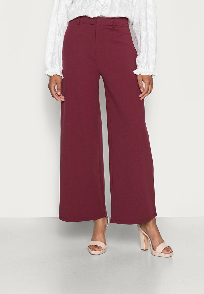 Anna Field Flared Leg Business Trousers - Pantalones - Dark Red, Mujer 3 Anna Field Flared Leg Business Trousers - Pantalones - Dark Red, Mujer