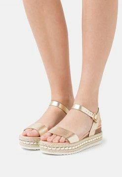 Anna Field Sandalias Con Plataforma - Gold, Mujer