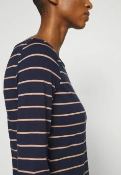 Anna Field Camiseta De Manga Larga - Dark Blue/camel, Mujer -Anna Field Ventas 2022 1628bdb00cbc40bfa128f0d4dba62a1c