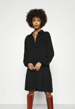 Anna Field Oversized - Vestido Camisero - Black, Mujer