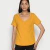 Anna Field Camiseta Básica - Yellow, Mujer
