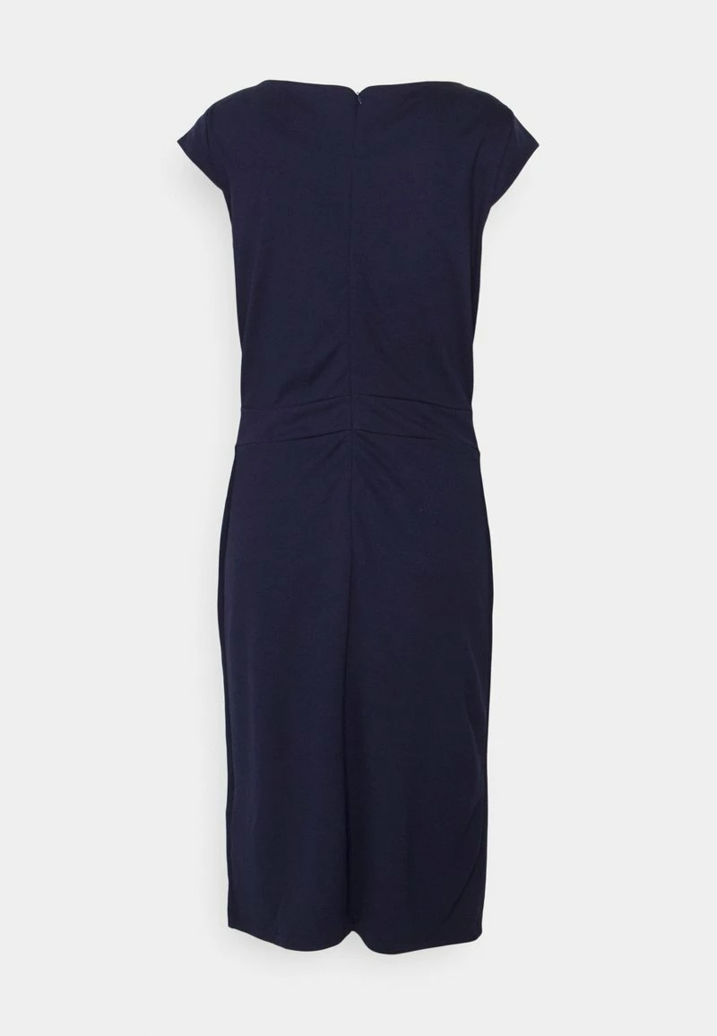 Anna Field CAP SLEEVES STRAIGHT V NECK DETAILING MINI DRESS - Vestido De Tubo - Dark Blue, Mujer 4 Anna Field CAP SLEEVES STRAIGHT V NECK DETAILING MINI DRESS - Vestido De Tubo - Dark Blue, Mujer - Imagen 2