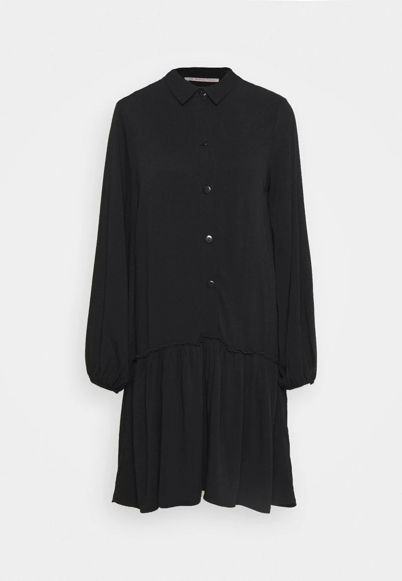 Anna Field Oversized - Vestido Camisero - Black, Mujer 7 Anna Field Oversized - Vestido Camisero - Black, Mujer - Imagen 5