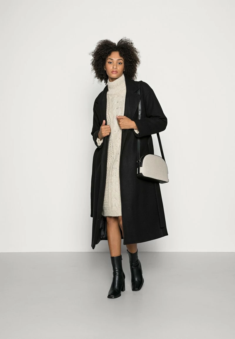 Anna Field BELTED COAT - Abrigo Clásico - Black, Mujer 4 Anna Field BELTED COAT - Abrigo Clásico - Black, Mujer - Imagen 2