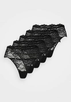 Anna Field 5PP HIGH RISE LACE THONG - Tanga - Black, Mujer -Anna Field Ventas 2022 1d7323e8540d4a6dba0ff1fa79eb0047