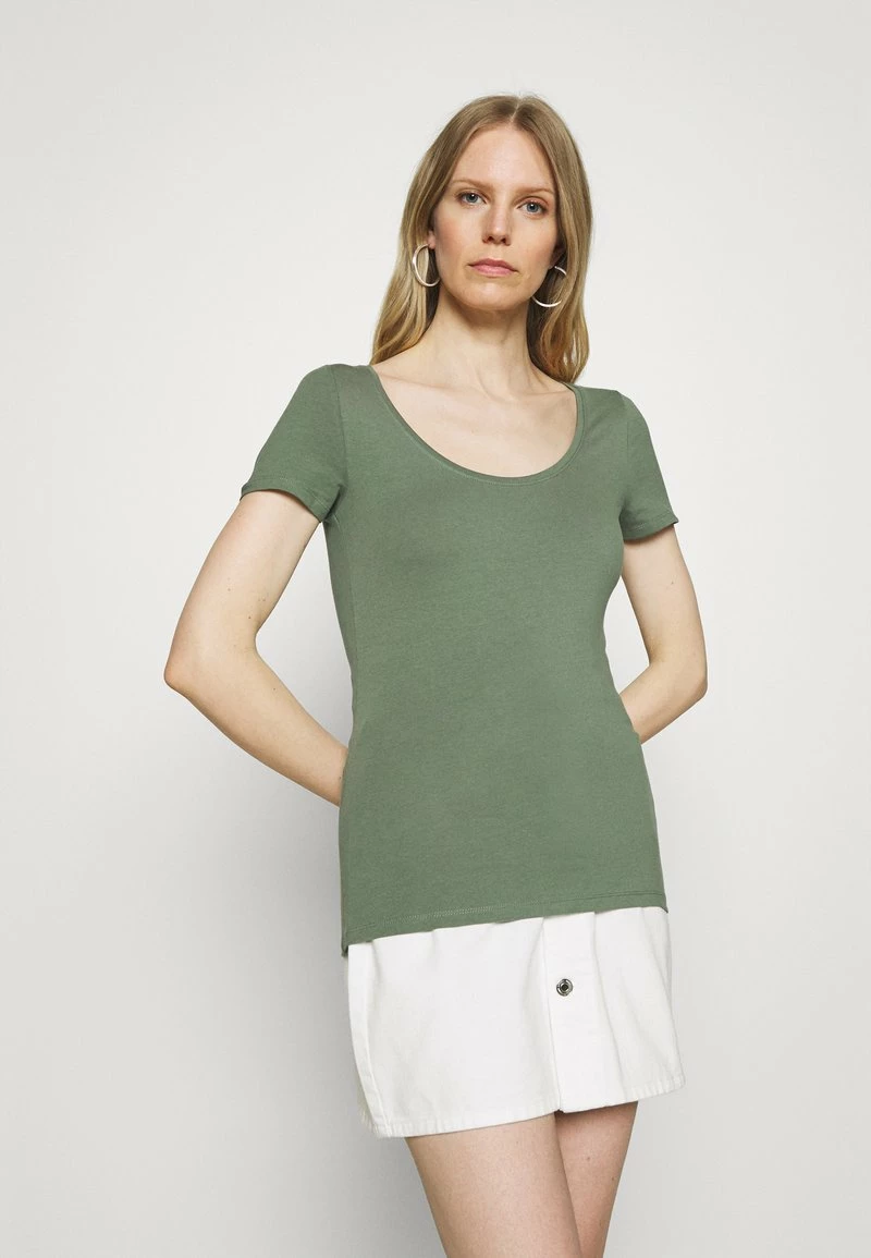 Anna Field 3 PACK - Camiseta Básica - White/mottled Light Grey/light Green, Mujer 4 Anna Field 3 PACK - Camiseta Básica - White/mottled Light Grey/light Green, Mujer - Imagen 2