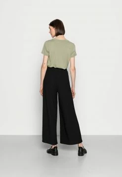 Anna Field TEXTURED LIGHTWEIGHT PALAZZO PANT - Pantalones - Black, Mujer -Anna Field Ventas 2022 208b61a51002495d987dee9a2d1ee9e8