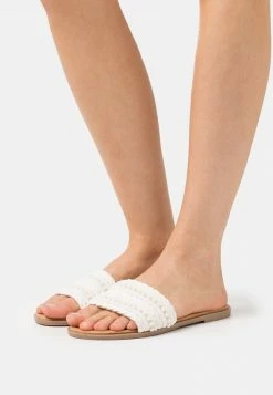 Anna Field Sandalias Planas - White, Mujer