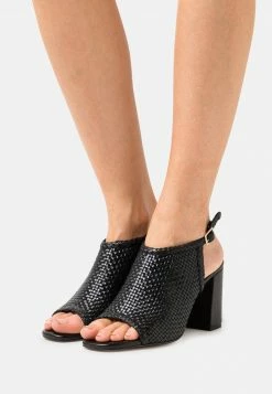 Anna Field LEATHER - Sandalias - Black, Mujer