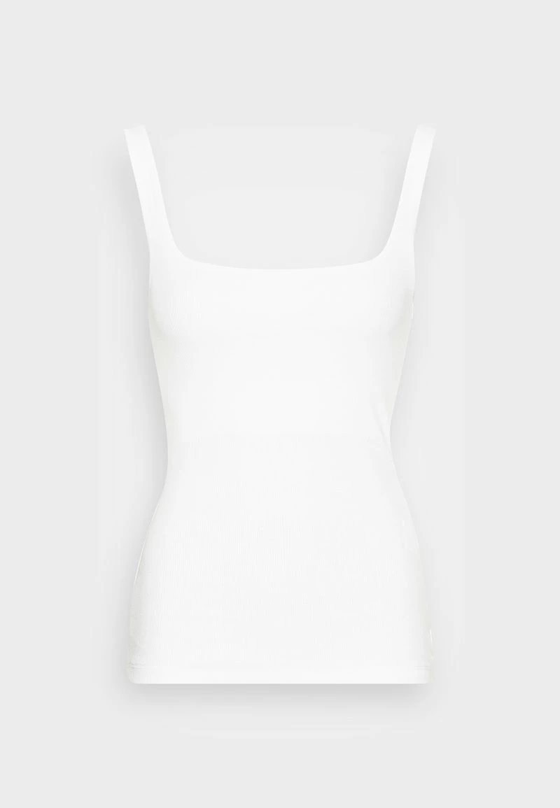 Anna Field MINIMAL TANK WITH SQUARE ROUND NECKLINE - Top - White, Mujer 6 Anna Field MINIMAL TANK WITH SQUARE ROUND NECKLINE - Top - White, Mujer - Imagen 4