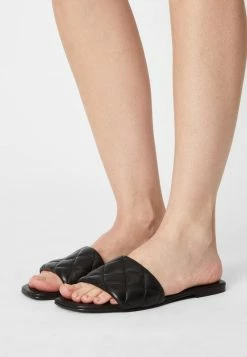 Anna Field LEATHER - Sandalias Planas - Black, Mujer