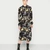 Anna Field SHIRT COLLAR MIDI BELTED DRESS - Vestido Camisero - Black/yellow/white, Mujer -Anna Field Ventas 2022 28372440cc0e4a15a3a6fd27bf5d0b61