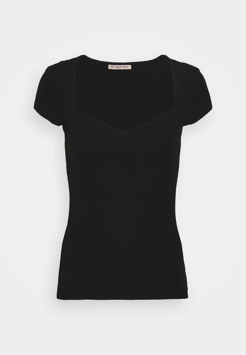 Anna Field Camiseta Básica - Black, Mujer 3 Anna Field Camiseta Básica - Black, Mujer