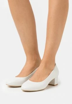 Anna Field LEATHER COMFORT - Tacones - White, Mujer