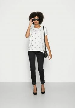 Anna Field MANDALA FEATHER TEE - Camiseta Estampada - White, Mujer -Anna Field Ventas 2022 2ec5fcc12d4b45f4ba78f03f07d16282