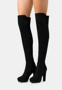 Anna Field Botas Mosqueteras - Black, Mujer
