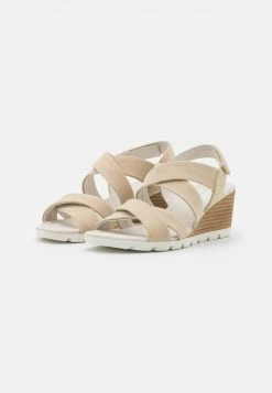 Anna Field LEATHER - Sandalias De Cuña - Beige, Mujer -Anna Field Ventas 2022 2fa6c22bbb8c4b39b3198397e3a2f89b