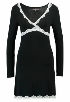 Anna Field HEIDI LONG SLEEVES VISCOSE NIGHTDRESS - Camisón - Black, Mujer -Anna Field Ventas 2022 32fa00dfae104f94a6dcda686bd2fdf8