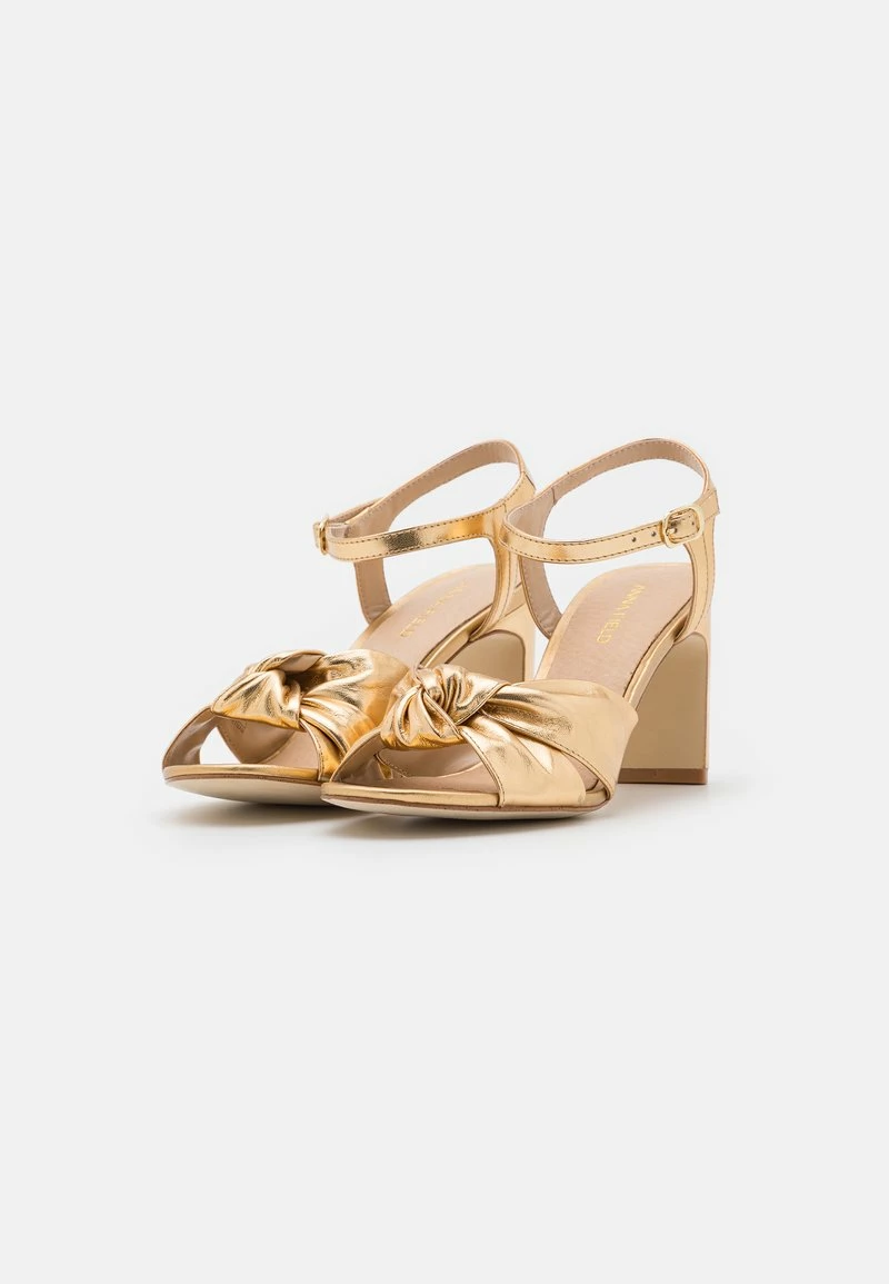 Anna Field LEATHER - Sandalias - Gold, Mujer 5 Anna Field LEATHER - Sandalias - Gold, Mujer - Imagen 3