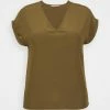 Anna Field Camiseta Básica - Khaki, Mujer -Anna Field Ventas 2022 33d6771a6c9e4977b1fe58f8e1b5ab09