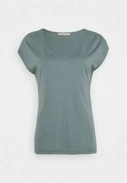 Anna Field Camiseta Básica - Petrol Melange, Mujer
