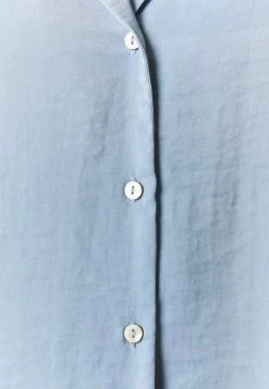 Anna Field HAMMERED SATIN PJ SET - Pijama - Blue Denim, Mujer -Anna Field Ventas 2022 381276753d8f4fbf97e4030eaea611c1