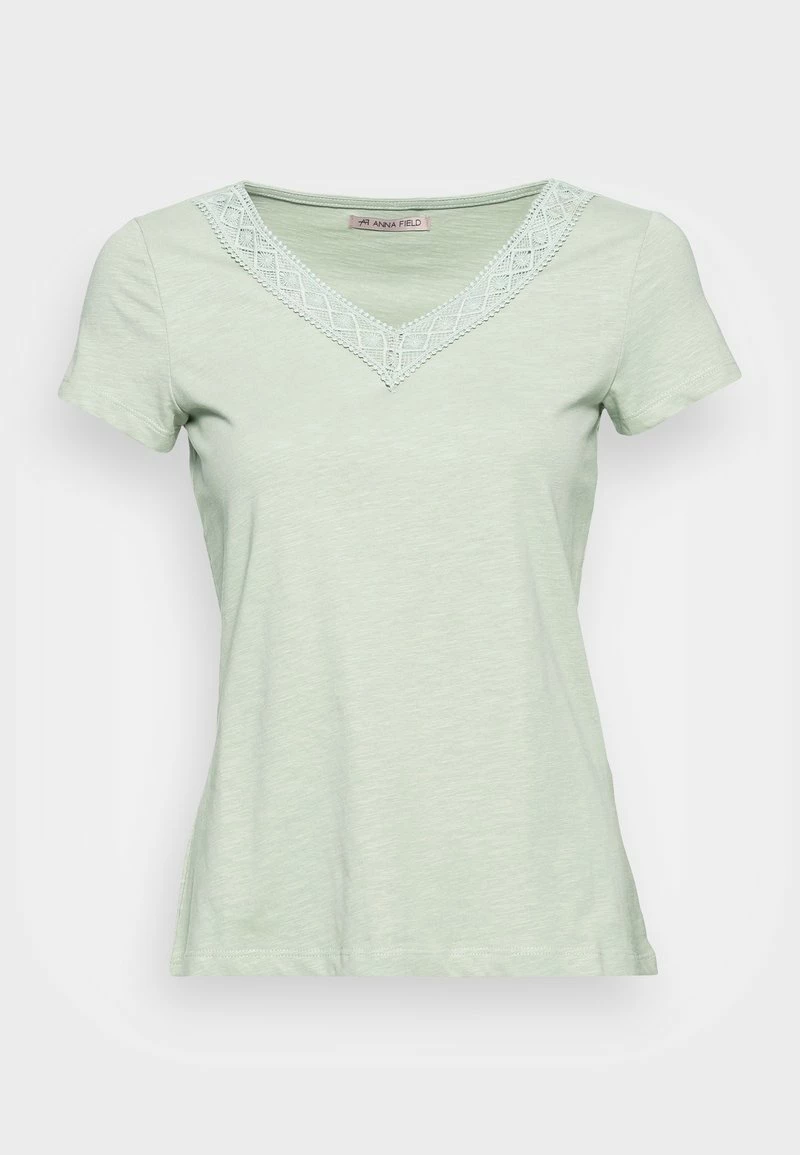 Anna Field Camiseta Básica - Light Green, Mujer 6 Anna Field Camiseta Básica - Light Green, Mujer - Imagen 4