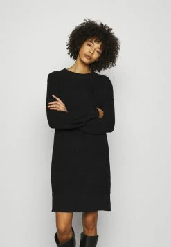 Anna Field Balloon Sleeve - Vestido De Punto - Black, Mujer