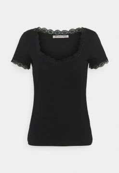 Anna Field Camiseta Básica - Black, Mujer -Anna Field Ventas 2022 3c7fc1ccb92243f987ab4c74aa6d83ce