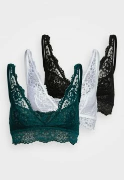 Anna Field 3PP BRALETTE - Top - Teal/black/off-white, Mujer -Anna Field Ventas 2022 3d5fecec5db443f5961cf8848a0cc58a