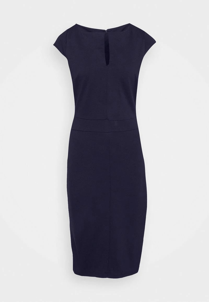 Anna Field CAP SLEEVES STRAIGHT V NECK DETAILING MINI DRESS - Vestido De Tubo - Dark Blue, Mujer 3 Anna Field CAP SLEEVES STRAIGHT V NECK DETAILING MINI DRESS - Vestido De Tubo - Dark Blue, Mujer