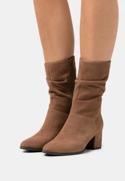 Anna Field LEATHER - Botas - Cognac, Mujer