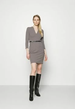 Anna Field Vestido De Tubo - Mottled Dark Grey, Mujer