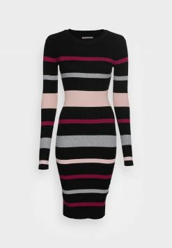 Anna Field REGULAR FIT STRIPES DRESS - Vestido De Punto - Black/red/pink, Mujer -Anna Field Ventas 2022 43fdc5d68ef34a0faac6aeb82cdf3820
