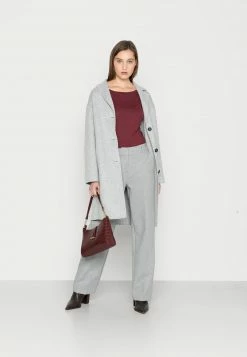 Anna Field 2 PACK - Camiseta De Manga Larga - Dark Red/black, Mujer