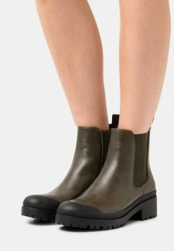 Anna Field COMFORT - Botines Con Plataforma - Olive, Mujer