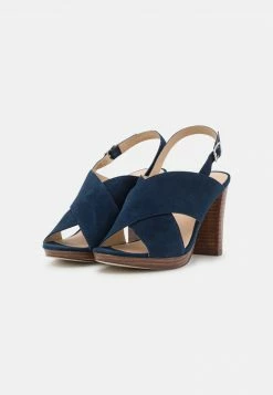 Anna Field LEATHER - Sandalias De Tacón - Dark Blue, Mujer -Anna Field Ventas 2022 47ff6c313a214f2a9092f317b4f9840f