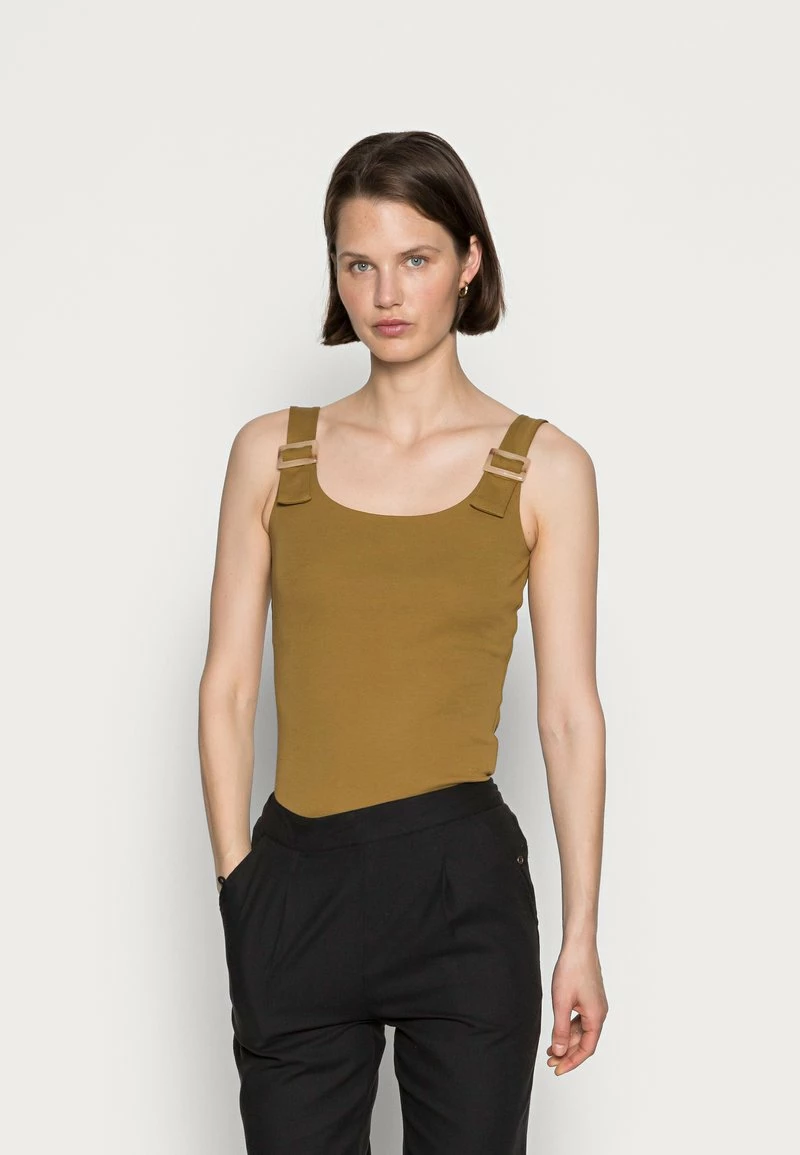 Anna Field HORN BUCKLE TOP CLEAN FINISH - Top - Khaki, Mujer 3 Anna Field HORN BUCKLE TOP CLEAN FINISH - Top - Khaki, Mujer